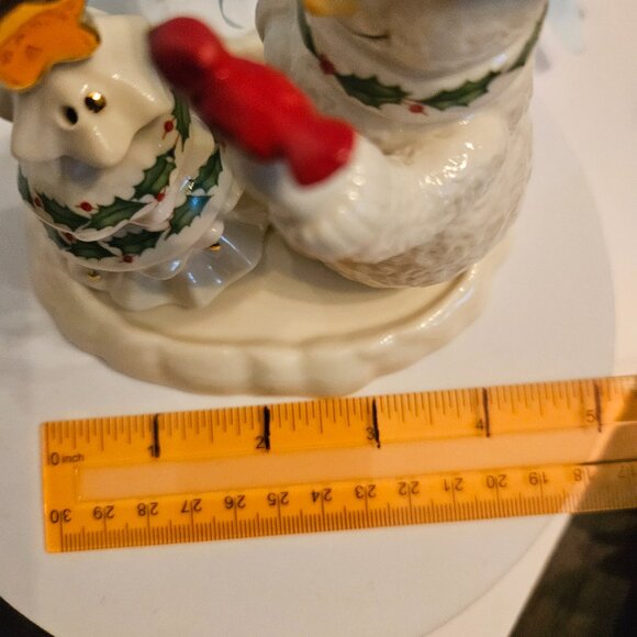 Lenox Happy Holly Days Snowman Salt and Pepper - Picture 14 of 15